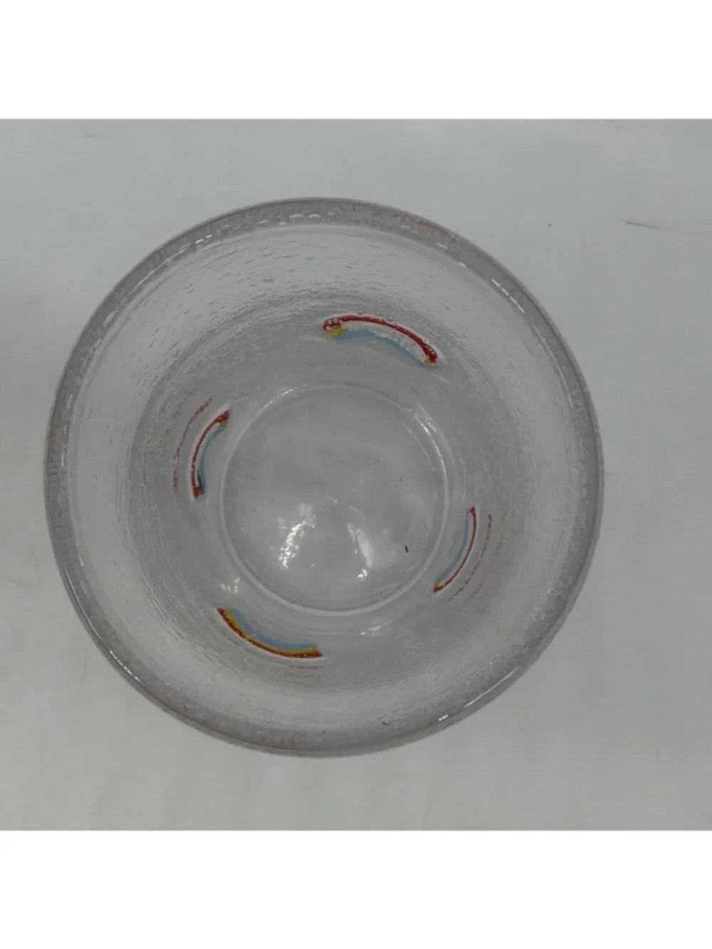 Icon Emoji Bubble Glass Drinking Glasses Tumblers 5” Tall Pepper Rainbow Melon